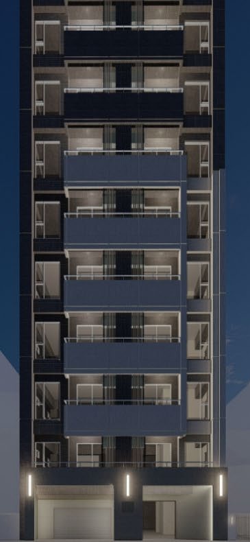 康寧日和建築夜景外觀透視示意